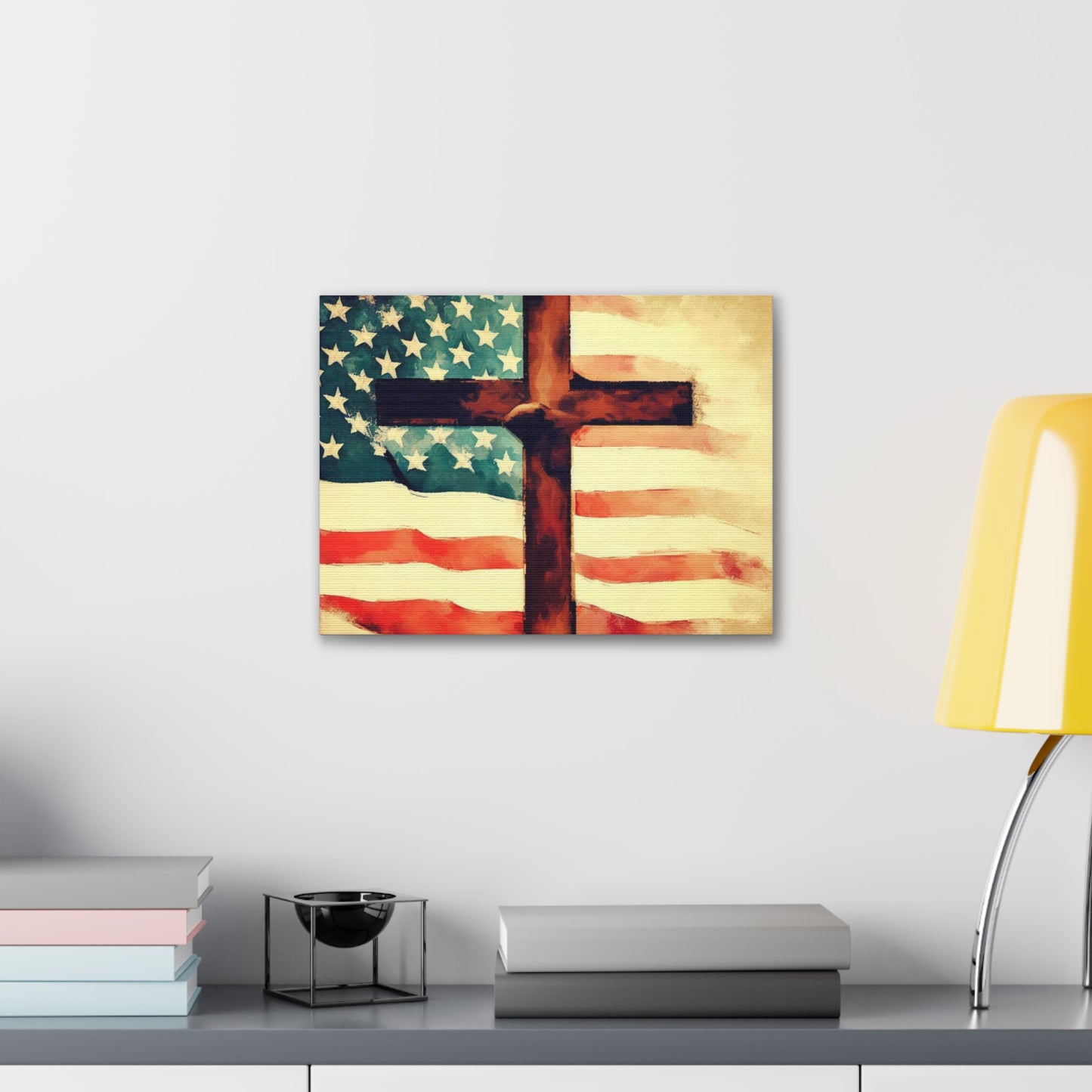 Christian wall art, Flag wall art, Canvas Gallery Wraps - SaviTraviDesigns