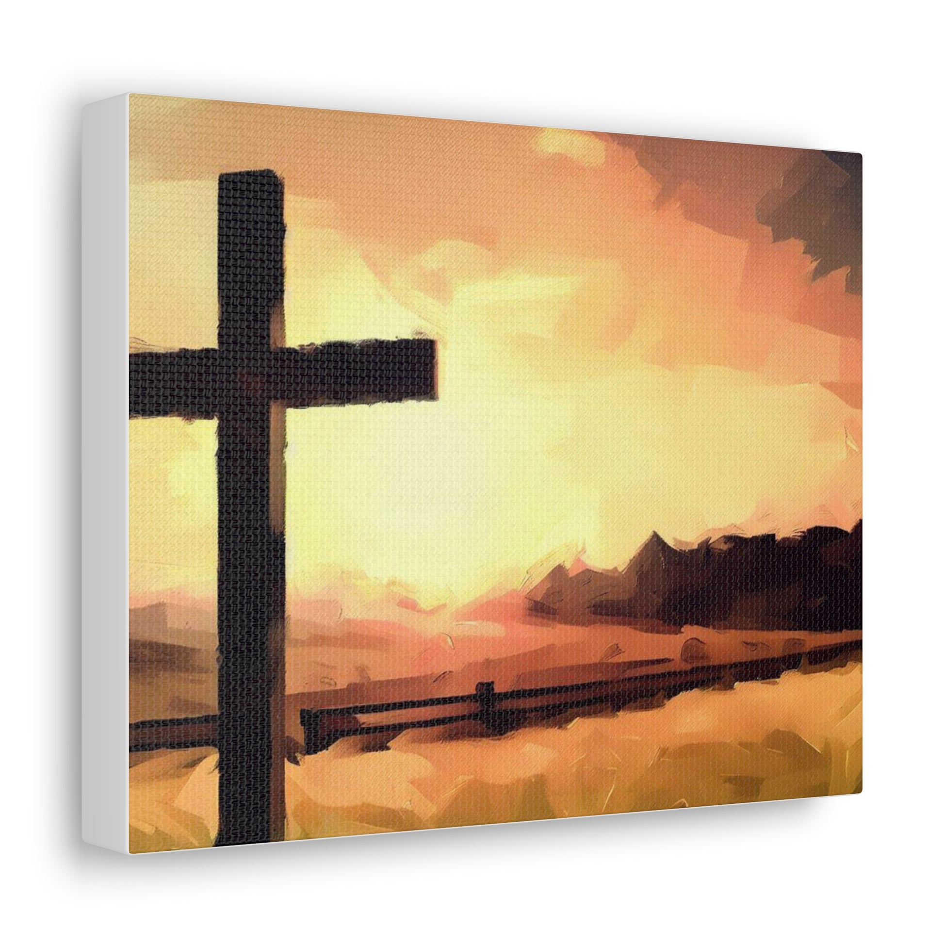 Christian wall art, Cross wall art, country art, Canvas Gallery Wraps - SaviTraviDesigns