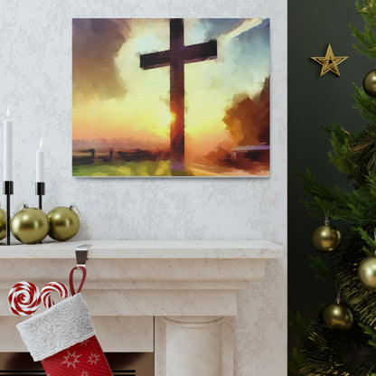 Christian wall art, Cross wall art, Country art, Canvas Gallery Wraps - SaviTraviDesigns