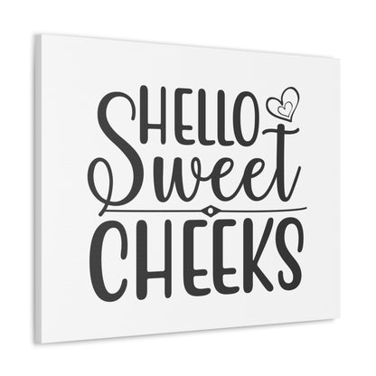 Hello Sweet Cheeks, Rustic Bathroom Decor, Farmhouse Bathroom Signs, Modern Bathroom Wall Decor, Funny Bathroom Signs, Bathroom Wall Art Ideas - SaviTraviDesigns