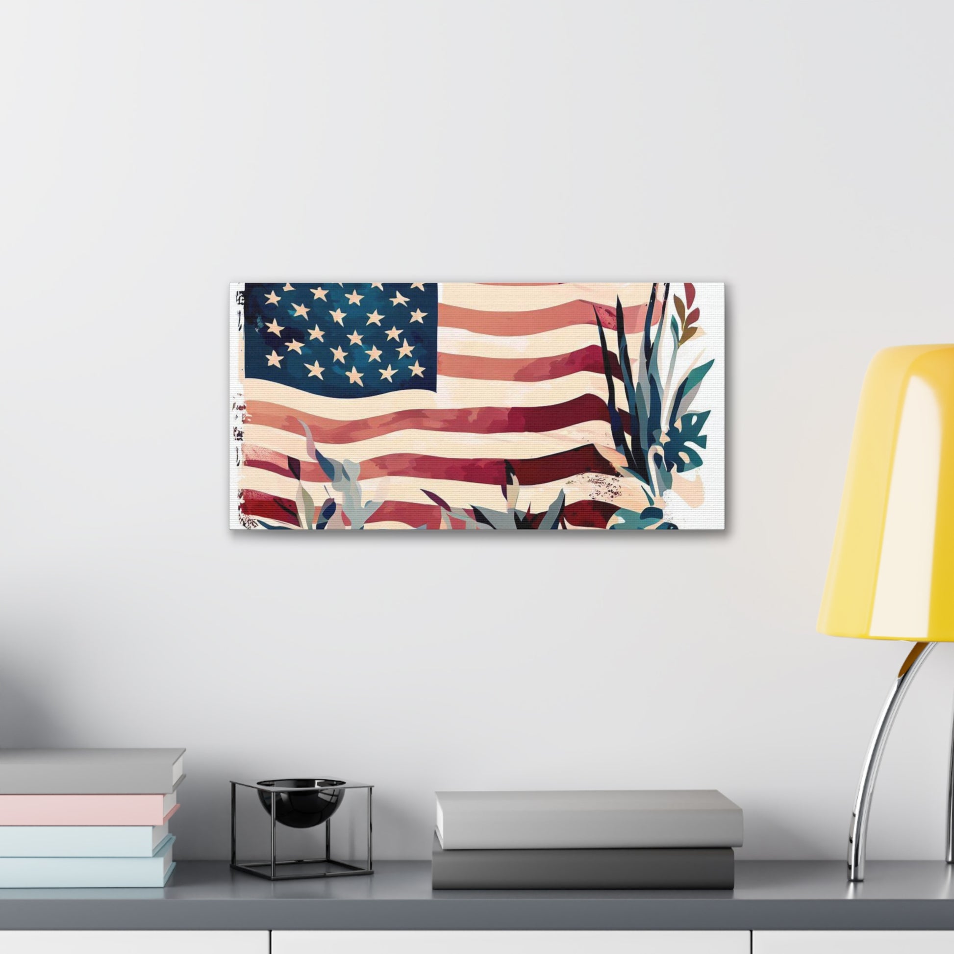 American Flag wall art, Flag wall art, Canvas Gallery Wraps - SaviTraviDesigns