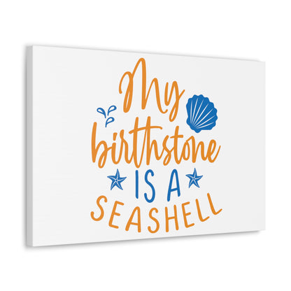 My Birthstone Is A Seashell, Mermaid Wall Art, Coastal Mermaid Decor, Beach House Mermaid Signs, Nautical Mermaid Decor, Mermaid Nursery Wall Decor - SaviTraviDesigns