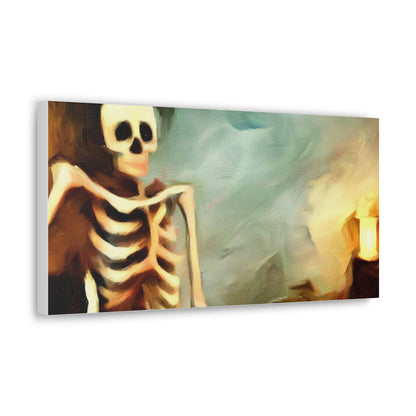 Halloween art, Skeleton canvas prints, Scary Halloween decor, Halloween home decor, Halloween wall, Gothic wall decor, Canvas Gallery Wraps - SaviTraviDesigns