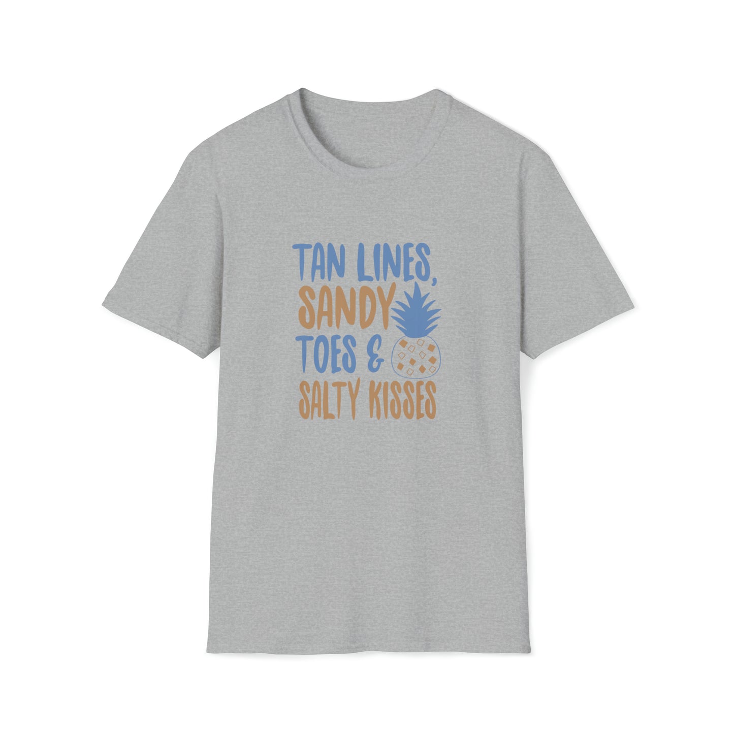 Tan Lines Sandy Toes |Beach Lifestyle Shirts | Summer Vibe Apparel Sport Grey