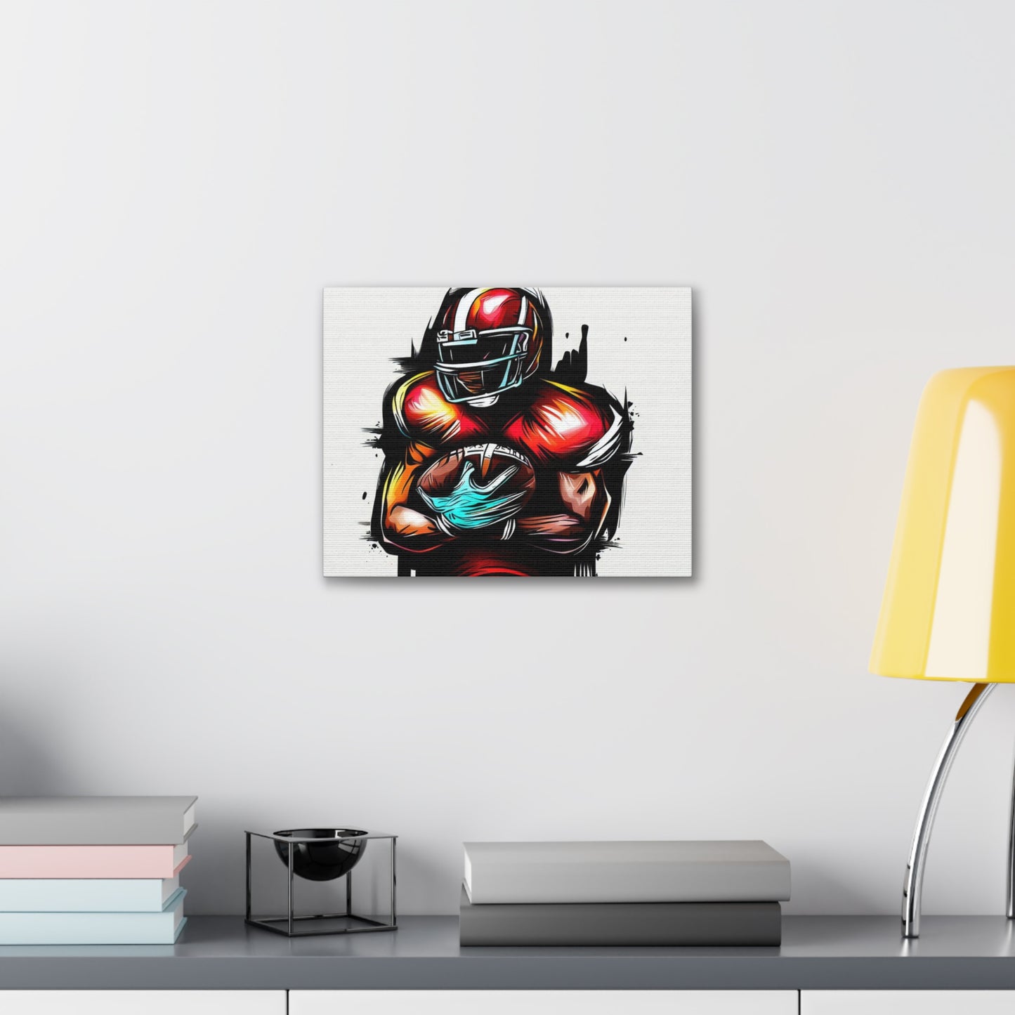 Football Player, Graffiti art prints, Street art canvas, Urban art decor, Graffiti-style wall art, Graffiti canvas prints, Street art posters - SaviTraviDesigns