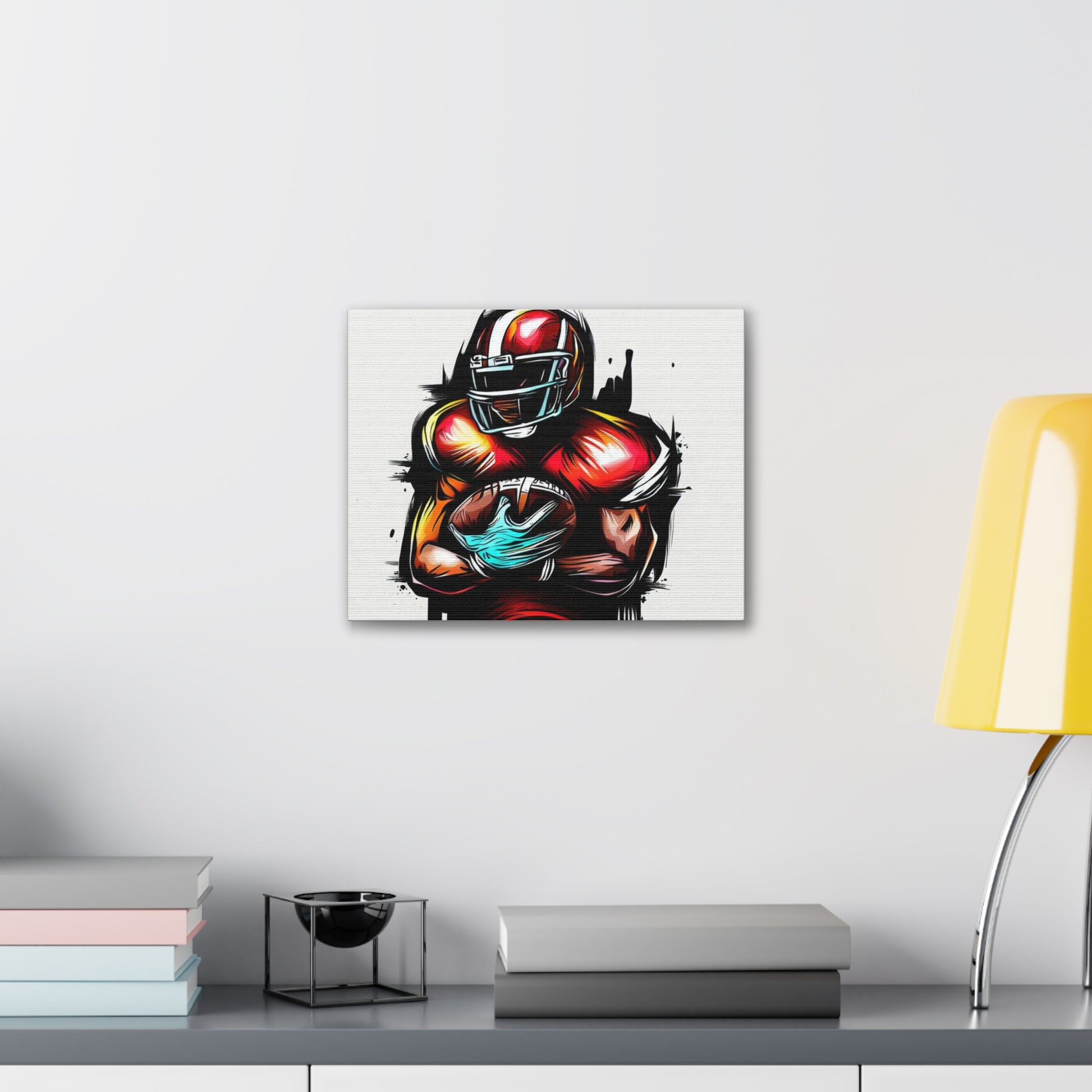 Football Player, Graffiti art prints, Street art canvas, Urban art decor, Graffiti-style wall art, Graffiti canvas prints, Street art posters - SaviTraviDesigns