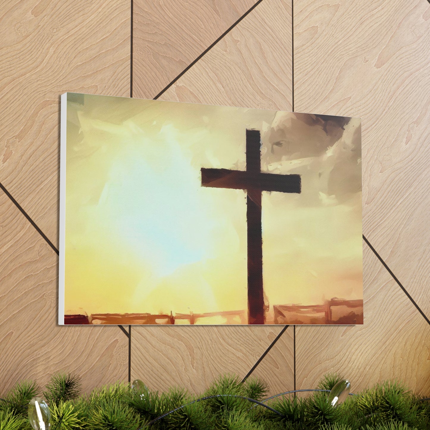 Christian wall art, Cross wall art, Country art, Canvas Gallery Wraps - SaviTraviDesigns