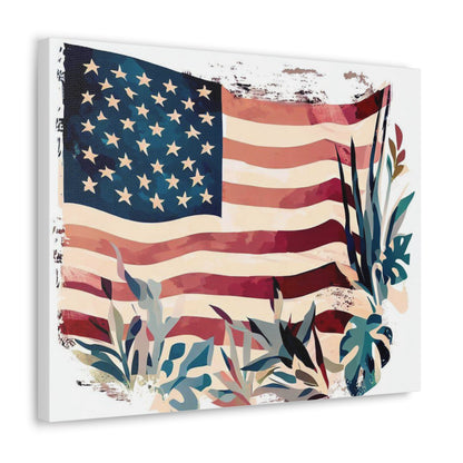 American Flag wall art, Flag wall art, Canvas Gallery Wraps - SaviTraviDesigns