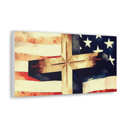 Christian wall art, Flag wall art, Canvas Gallery Wraps - SaviTraviDesigns