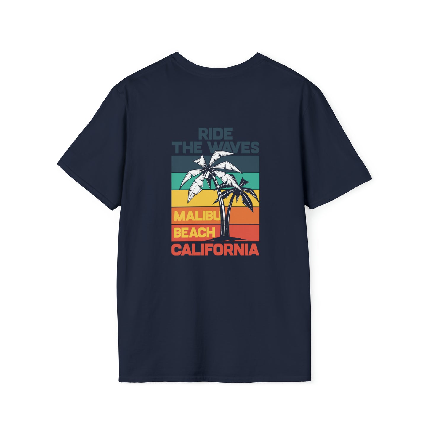 Ride The Waves Malibu Beach |Beach Lifestyle Shirts | Summer Vibe Apparel