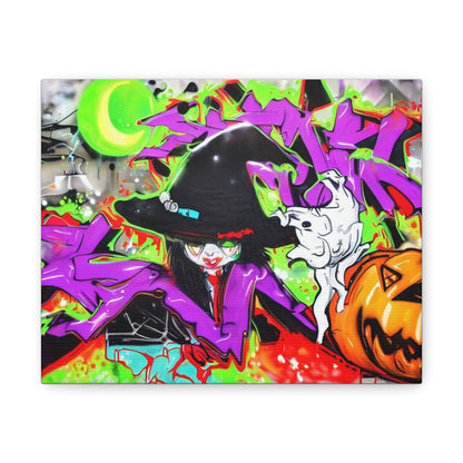 Halloween art, Witch canvas prints, Scary Halloween decor, Halloween home decor, Halloween wall, Gothic wall decor, Canvas Gallery Wraps 10″ x 8″ Premium Gallery Wraps (1.25″)