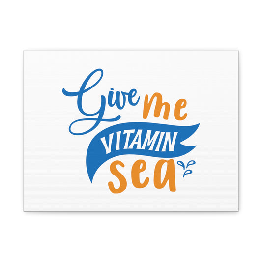 Give Me Vitamin Sea, Mermaid Wall Art, Coastal Mermaid Decor, Beach House Mermaid Signs, Nautical Mermaid Decor, Mermaid Nursery Wall Decor - SaviTraviDesigns