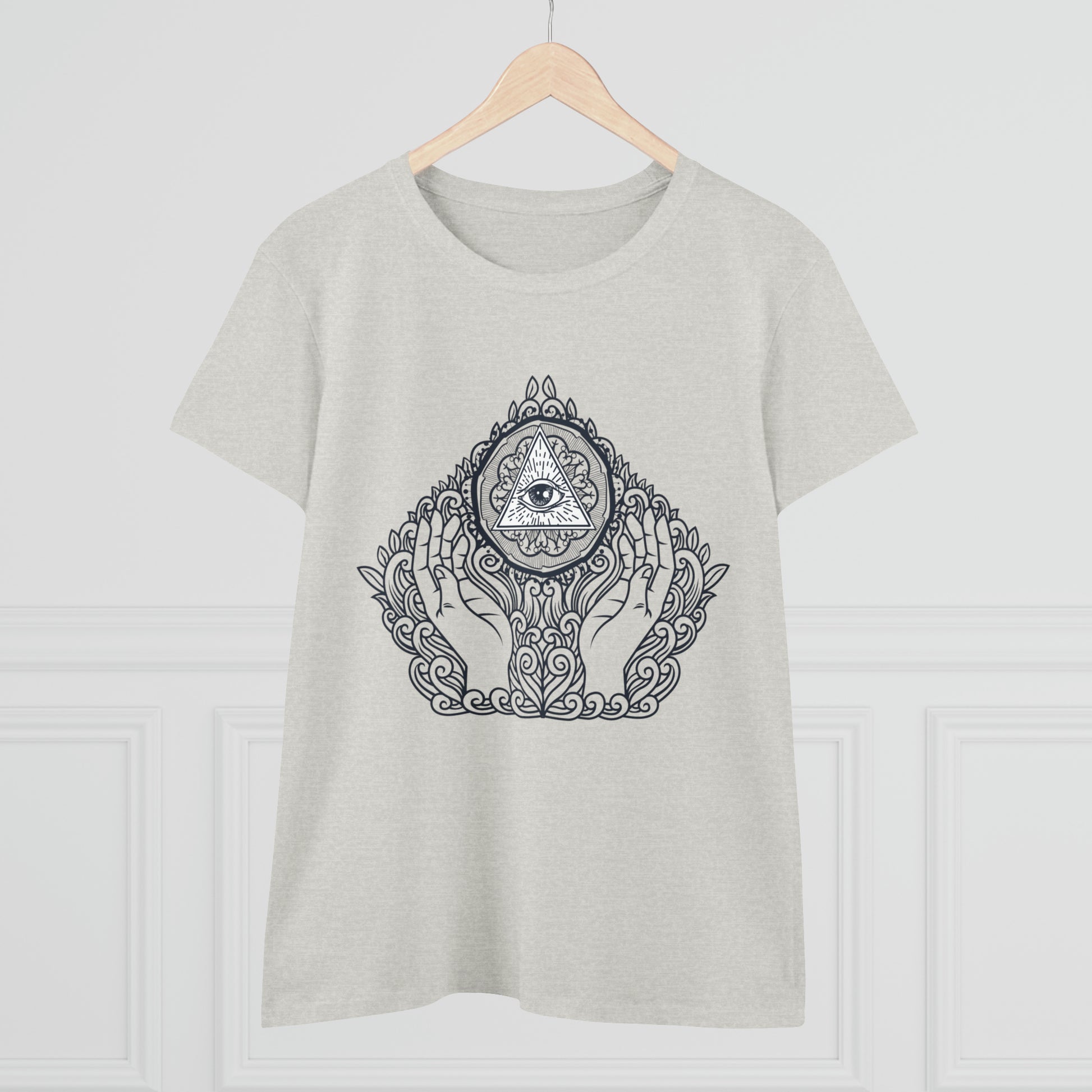 Meditation T-Shirts, Yoga Graphic Tees, Mindfulness Apparel, Zen T-Shirts, Spiritual Shirts, Chakra Tees, Womens T-Shirt