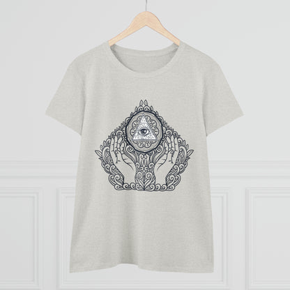 Meditation T-Shirts, Yoga Graphic Tees, Mindfulness Apparel, Zen T-Shirts, Spiritual Shirts, Chakra Tees, Womens T-Shirt