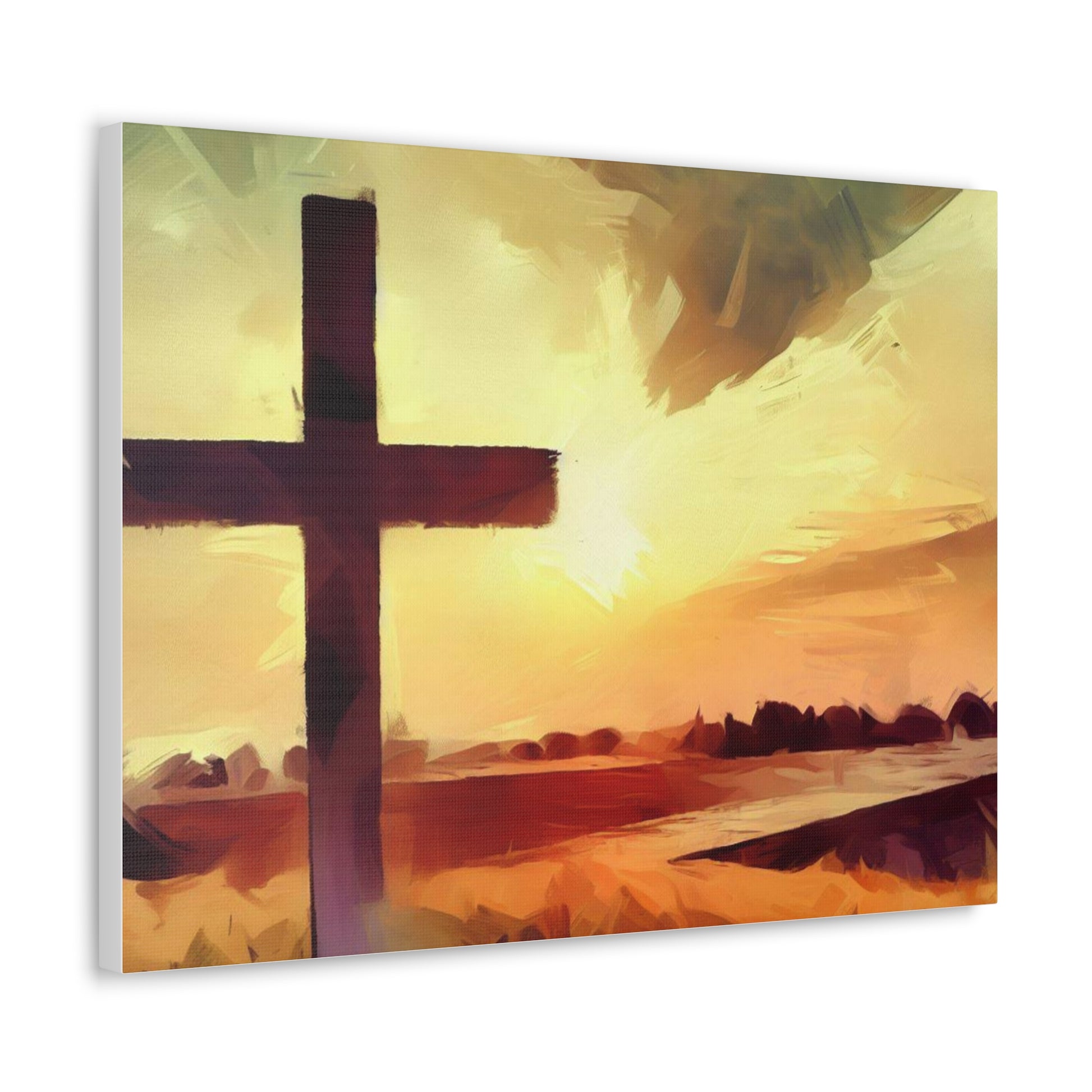 Christian Wall Art, Cross Wall Art, Canvas Gallery Wraps, Christian Country, Christian Art - SaviTraviDesigns