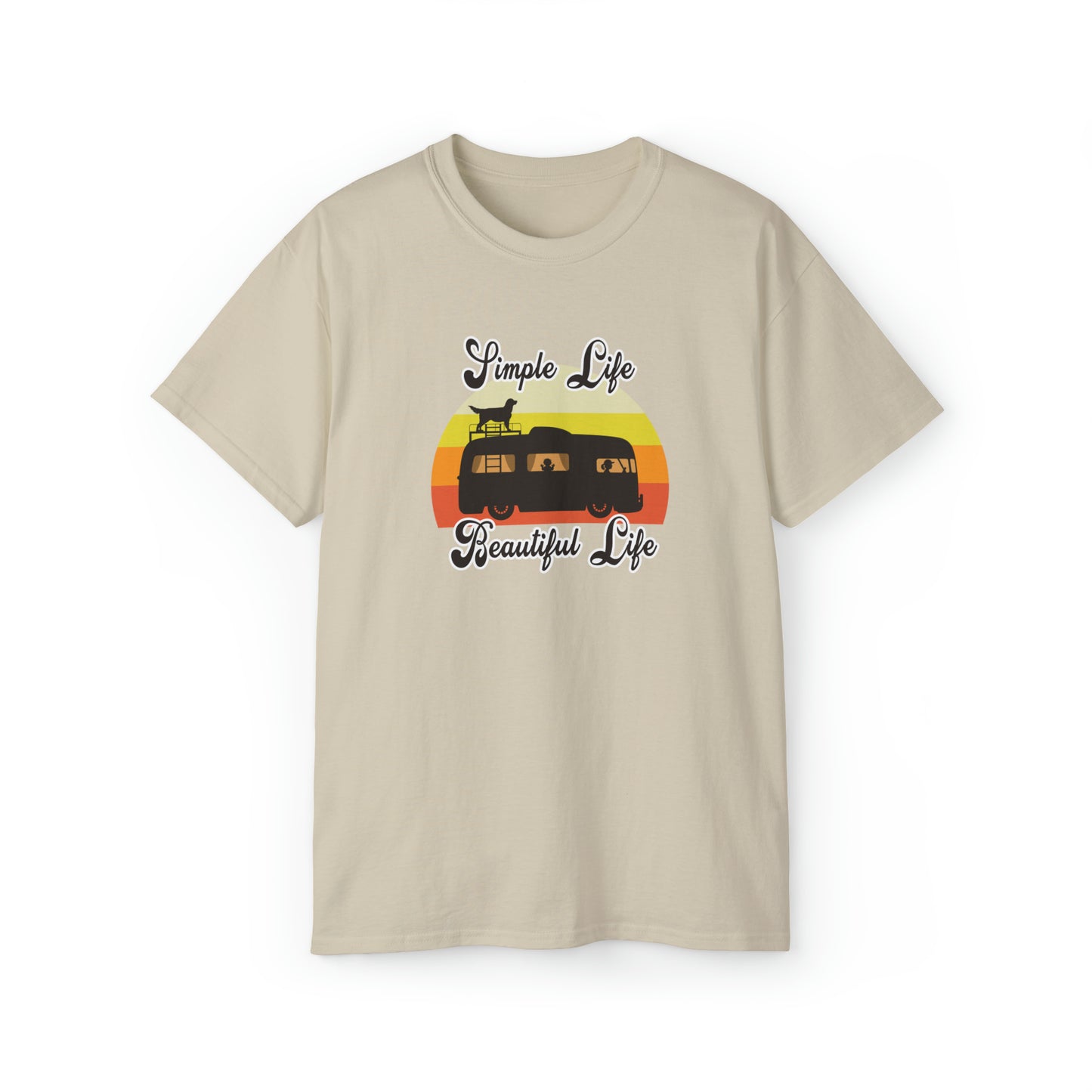 Outdoor Graphic T-shirt, Adventure T-Shirts, Nature-Inspired Tees, Hiking T-Shirts, Camping Graphic Shirts, Mountain Tee Shirts Sand