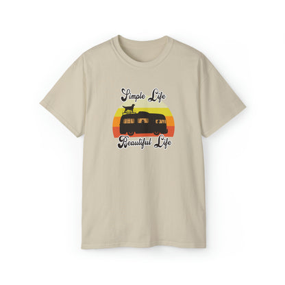 Outdoor Graphic T-shirt, Adventure T-Shirts, Nature-Inspired Tees, Hiking T-Shirts, Camping Graphic Shirts, Mountain Tee Shirts Sand