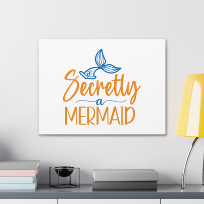 Secretly A Mermaid, Mermaid Wall Art, Coastal Mermaid Decor, Beach House Mermaid Signs, Nautical Mermaid Decor, Mermaid Nursery Wall Decor - SaviTraviDesigns