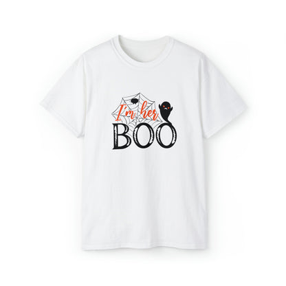 I'm Her Boo, Halloween Graphic Shirts, Spooky Halloween Shirts, Scary Halloween Shirt Designs, Cute Halloween Graphic Tees, Funny Halloween Shirt Ideas - SaviTraviDesigns