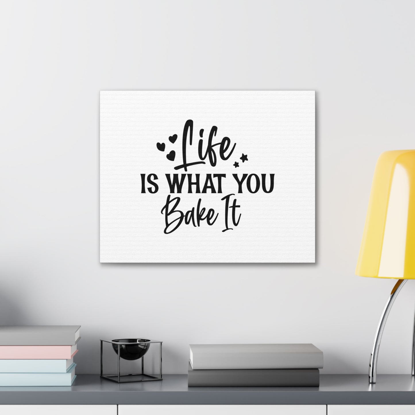 Life Is What You Bake It, Kitchen quote canvas prints, Kitchen wall decor quotes, Kitchen canvas art, Funny kitchen quotes on canvas, Inspirational kitchen quotes - SaviTraviDesigns