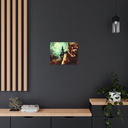 Halloween art, Werewolf canvas prints, Scary Halloween decor, Halloween home decor, Halloween wall, Gothic wall decor, Canvas Gallery Wraps - SaviTraviDesigns