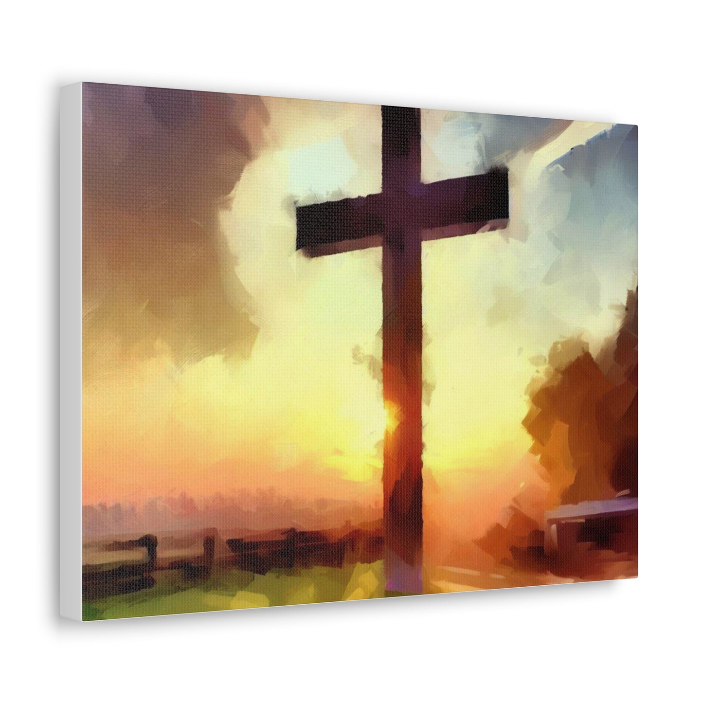 Christian wall art, Cross wall art, Country art, Canvas Gallery Wraps - SaviTraviDesigns