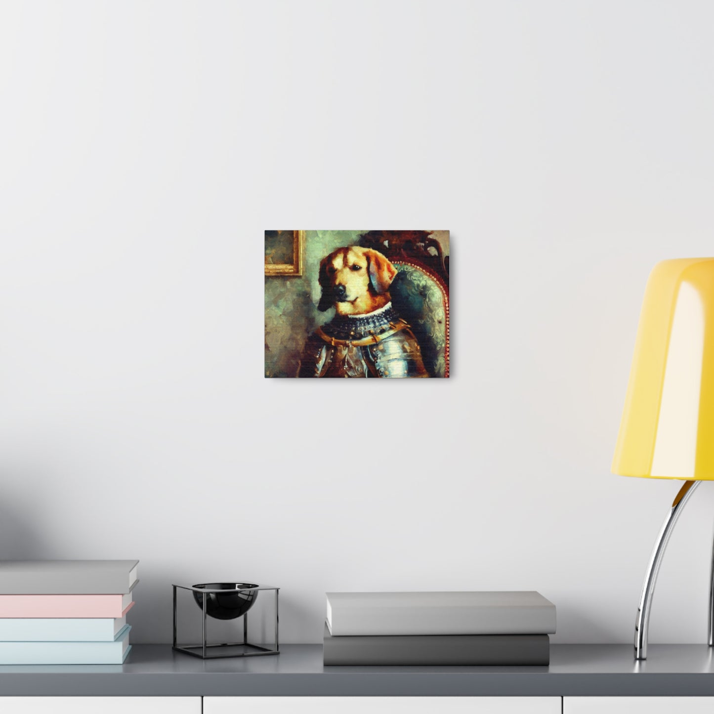 Fancy Dog, Canvas Dog Art, Dog Wall Art, Canine Canvas Art, Canvas Gallery Wraps