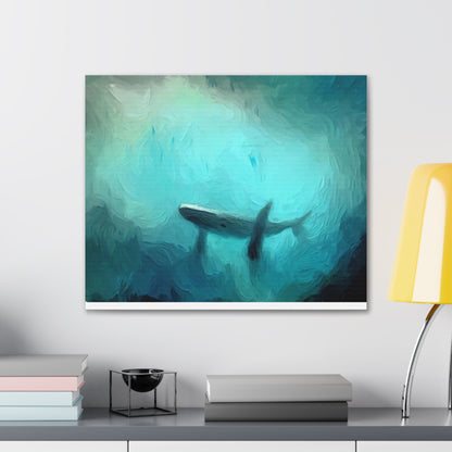 Giant Whale Oil Painting Canvas