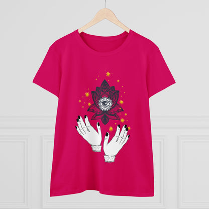 Meditation T-Shirts, Yoga Graphic Tees, Mindfulness Apparel, Zen T-Shirts, Spiritual Shirts, Chakra Tees, Womens T-Shirt