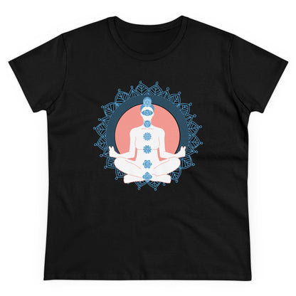 Meditation T-Shirts, Yoga Graphic Tees, Mindfulness Apparel, Zen T-Shirts, Spiritual Shirts, Chakra Tees, Womens T-Shirt