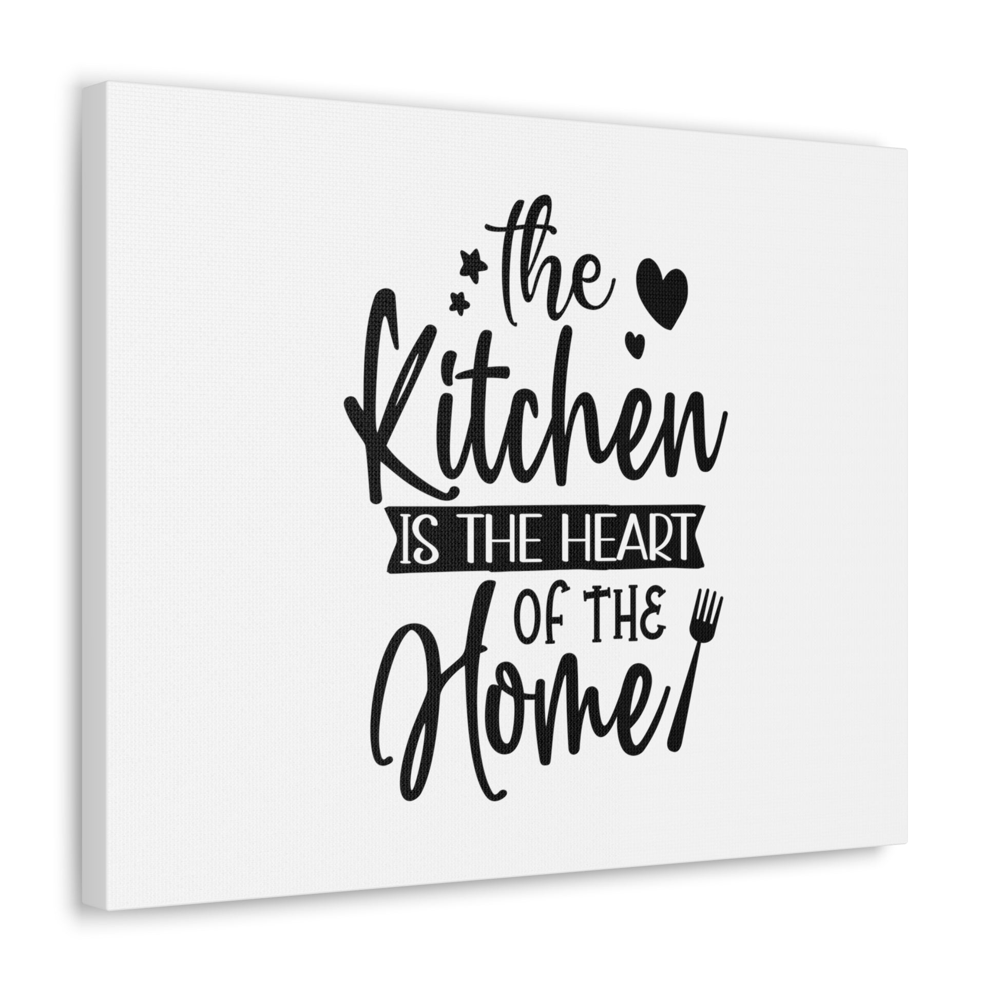 The Kitchen Is Heart Of The Home, Kitchen quote canvas prints, Kitchen wall decor quotes, Kitchen canvas art, Funny kitchen quotes on canvas, Inspirational kitchen quotes