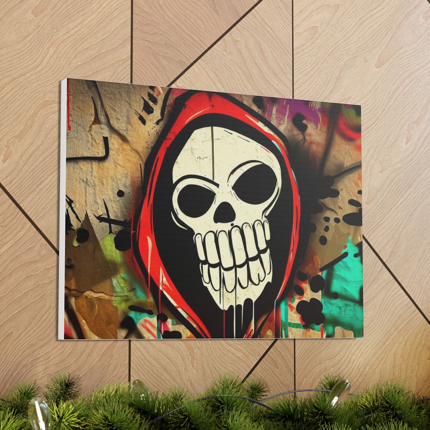 Halloween art, Skeleton canvas prints, Scary Halloween decor, Halloween home decor, Halloween wall, Gothic wall decor, Canvas Gallery Wraps - SaviTraviDesigns