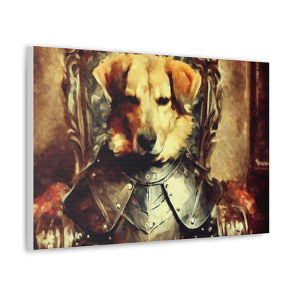 Fancy Dog, Canvas Dog Art, Dog Wall Art, Canine Canvas Art, Canvas Gallery Wraps