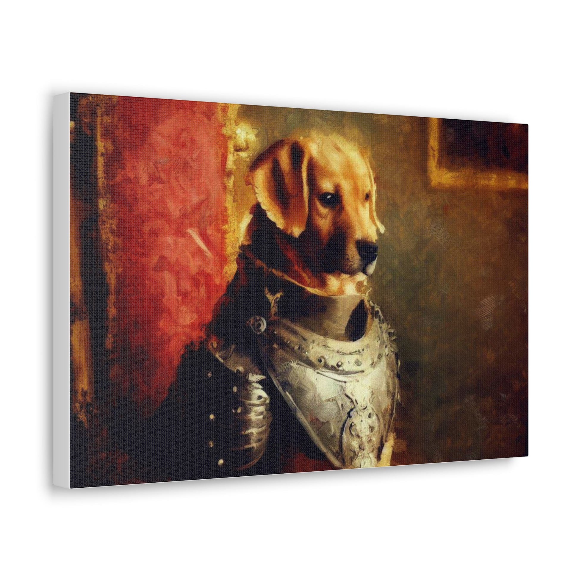 Fancy Dog, Canvas Dog Art, Dog Wall Art, Canine Canvas Art,Canvas Gallery Wraps, Pet Art, King Dog