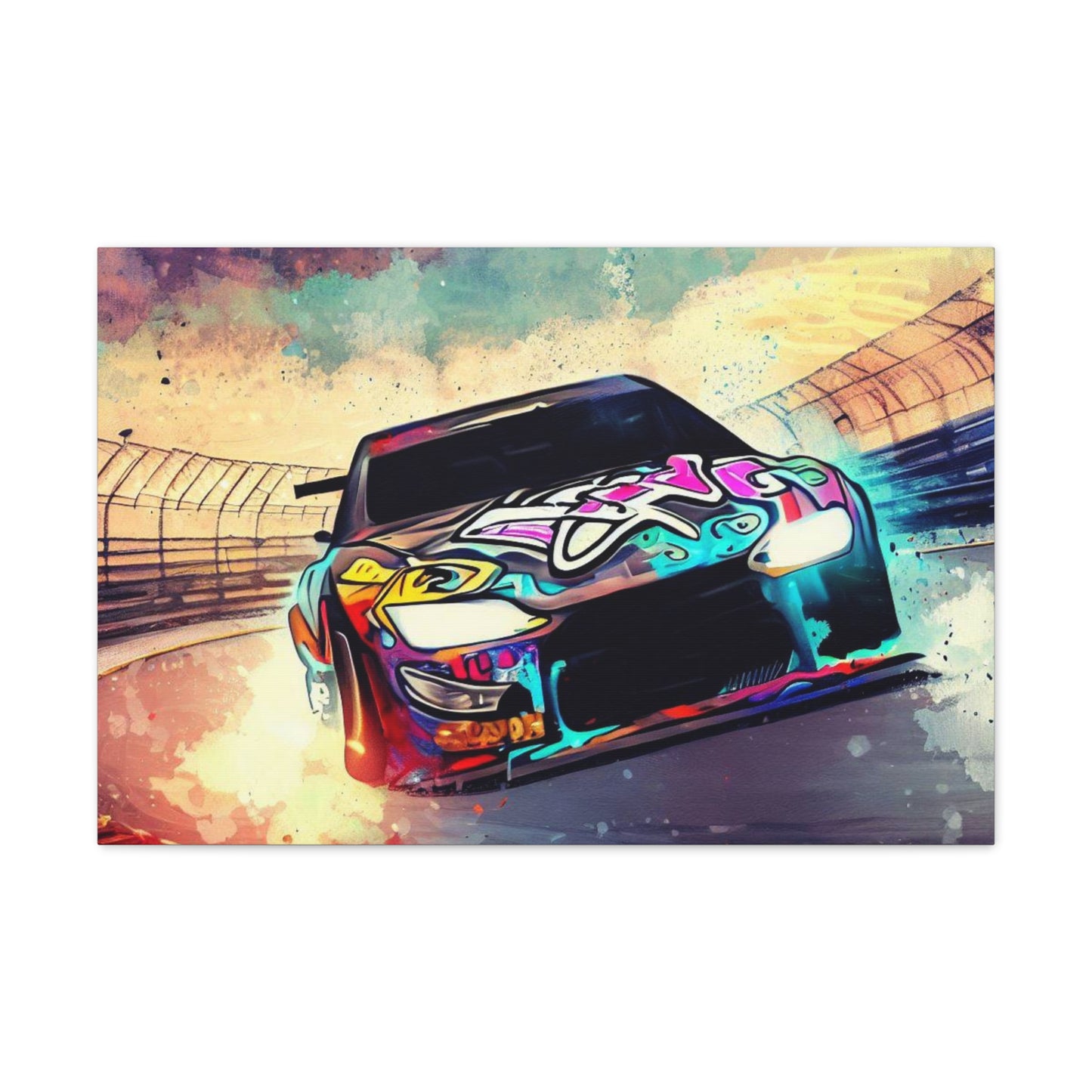 Street Racing, Nascar, Graffiti art prints, Street art canvas, Urban art decor, Graffiti-style wall art, Graffiti canvas prints, Street art posters - SaviTraviDesigns