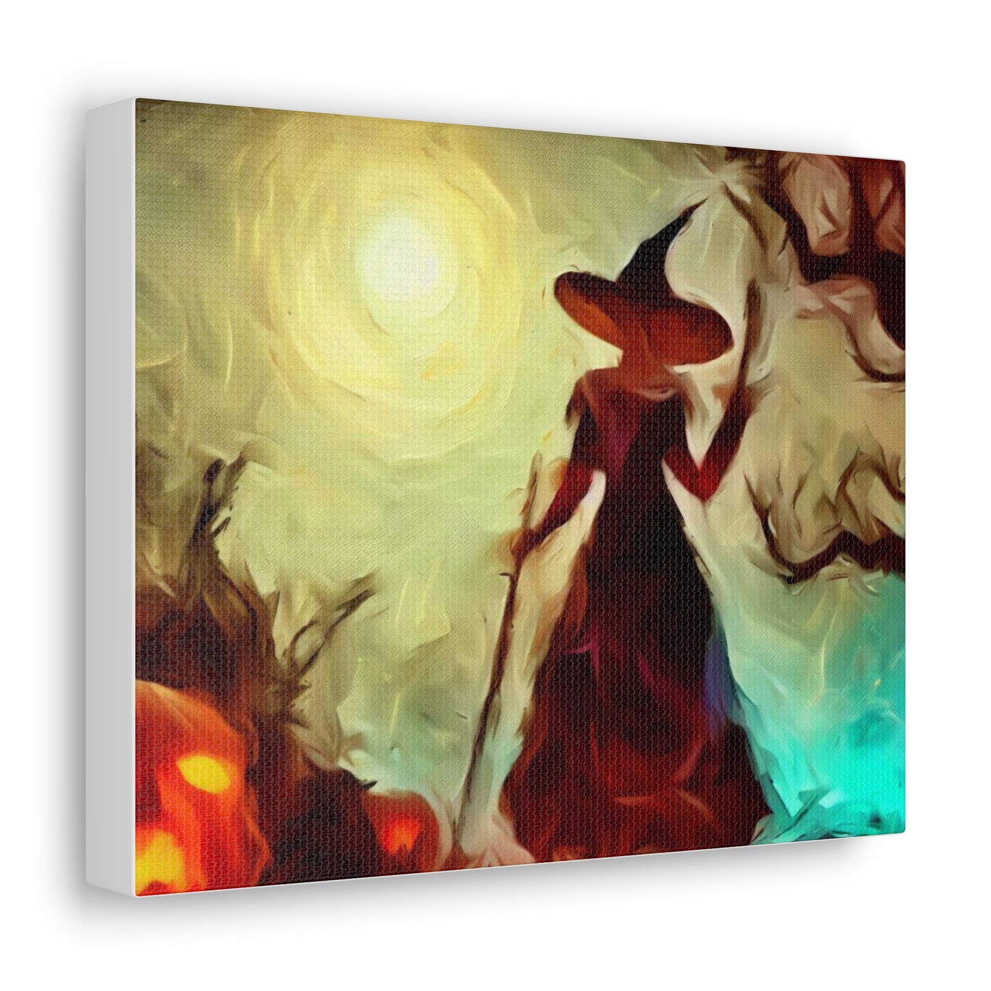 Halloween art, Witch canvas prints, Scary Halloween decor, Halloween home decor, Halloween wall, Gothic wall decor, Canvas Gallery Wraps - SaviTraviDesigns