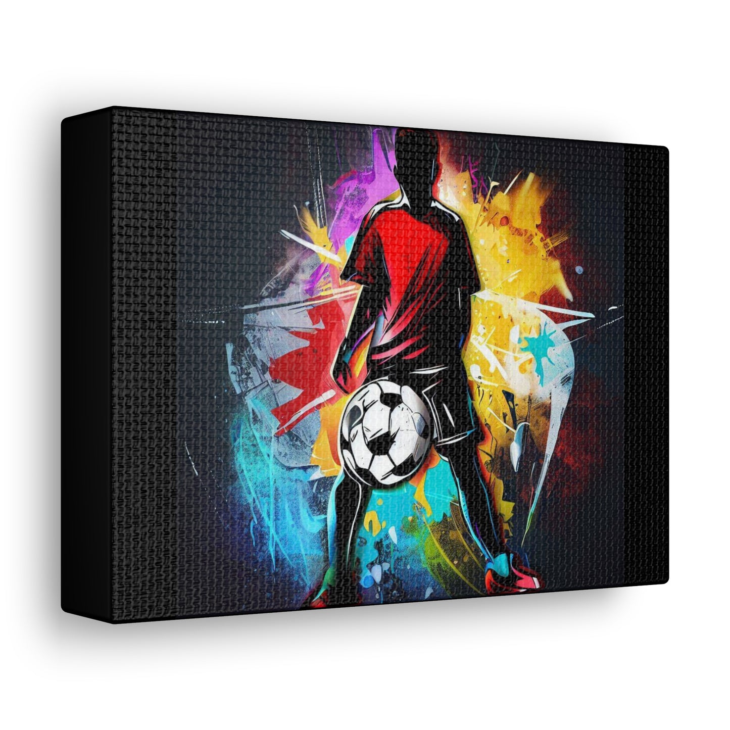 Soccer Player, Graffiti-inspired home decor, Modern street art prints, Graffiti wall art, Street art canvas art, Graffiti artist prints