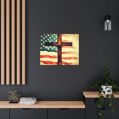 Christian wall art, Flag wall art, Canvas Gallery Wraps - SaviTraviDesigns