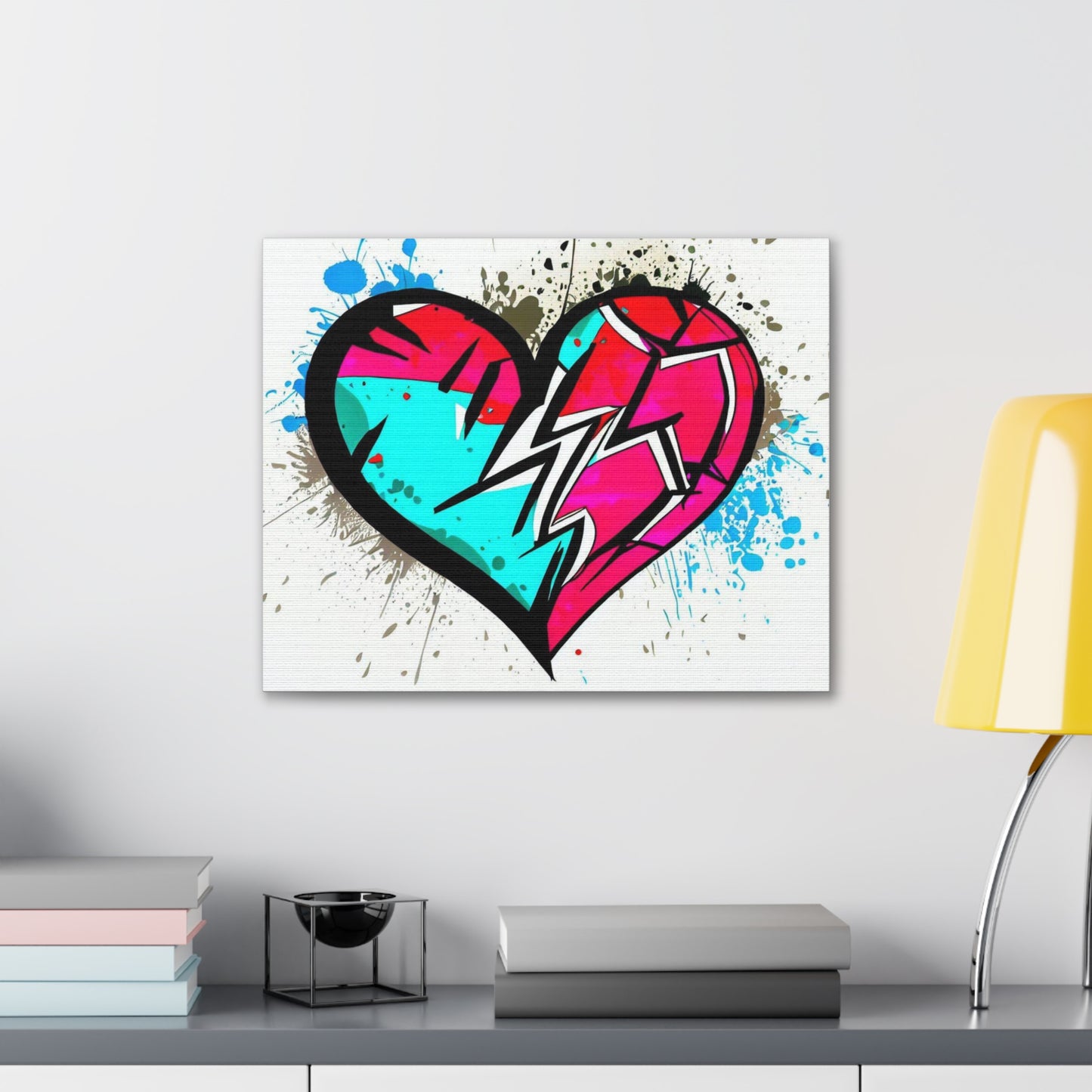 Broken Heart- Graffiti Spray Can Art