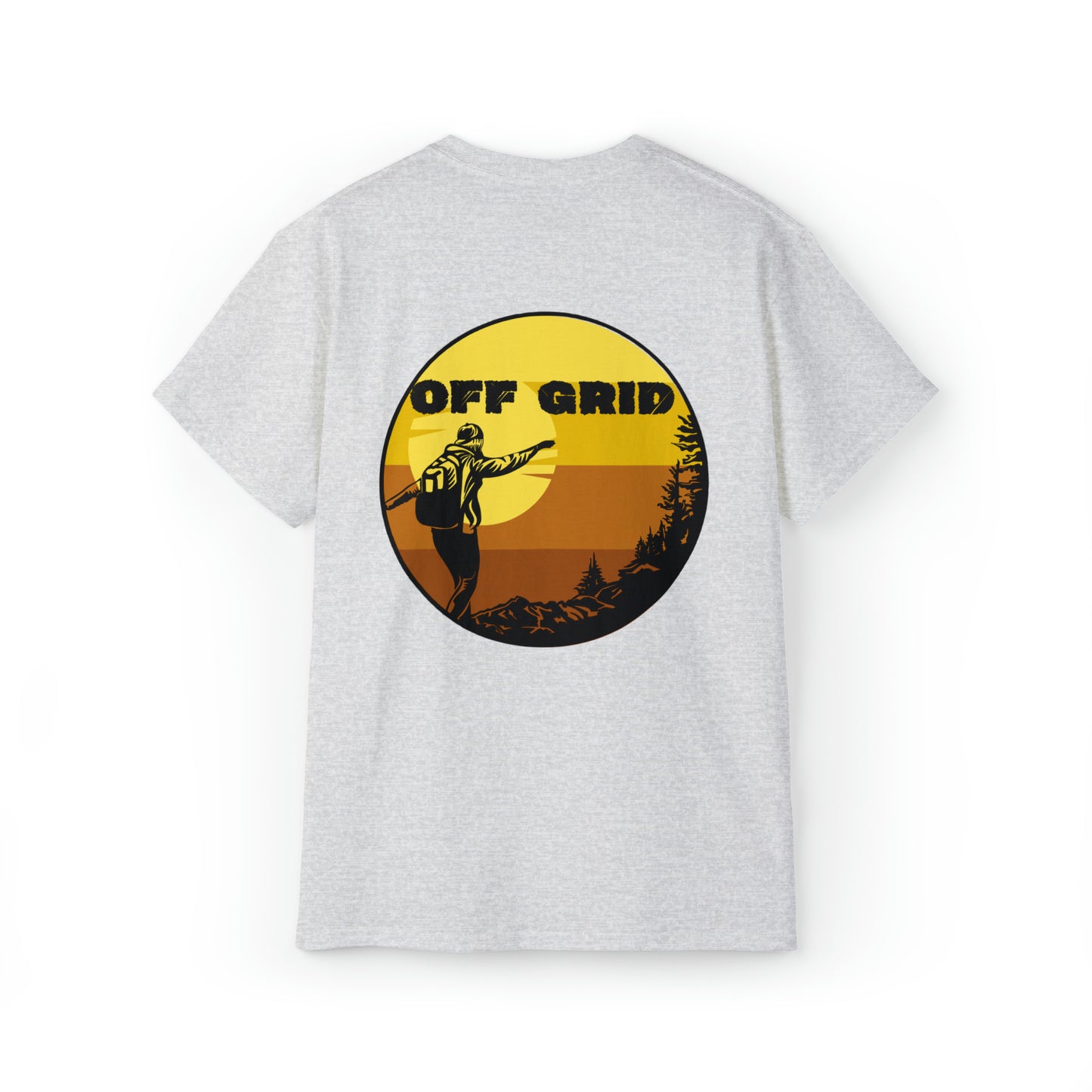 Off Grid T-Shirt, Outdoor Graphic T-shirt, Adventure T-Shirts, Nature Tees, Hiking T-Shirts, Camping Graphic Shirts, Mountain Tee Shirts - SaviTraviDesigns