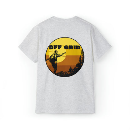 Off Grid T-Shirt, Outdoor Graphic T-shirt, Adventure T-Shirts, Nature Tees, Hiking T-Shirts, Camping Graphic Shirts, Mountain Tee Shirts - SaviTraviDesigns