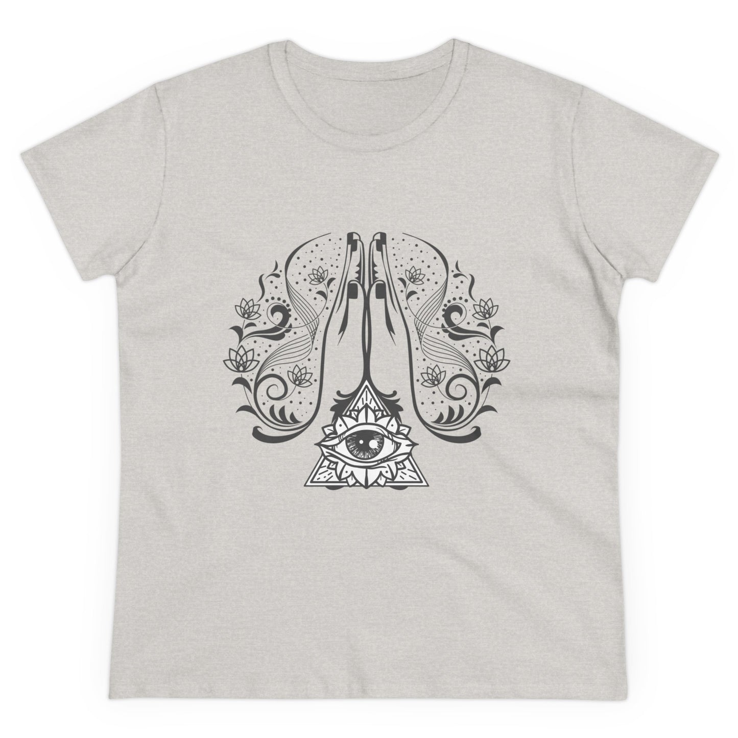 Meditation T-Shirts, Yoga Graphic Tees, Mindfulness Apparel, Zen T-Shirts, Spiritual Shirts, Chakra Tees, Womens T-Shirt