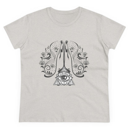 Meditation T-Shirts, Yoga Graphic Tees, Mindfulness Apparel, Zen T-Shirts, Spiritual Shirts, Chakra Tees, Womens T-Shirt