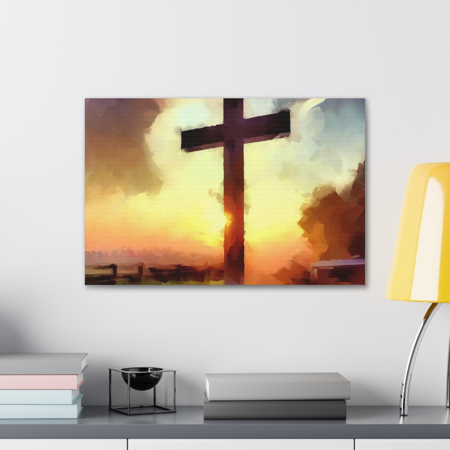 Christian wall art, Cross wall art, Country art, Canvas Gallery Wraps - SaviTraviDesigns