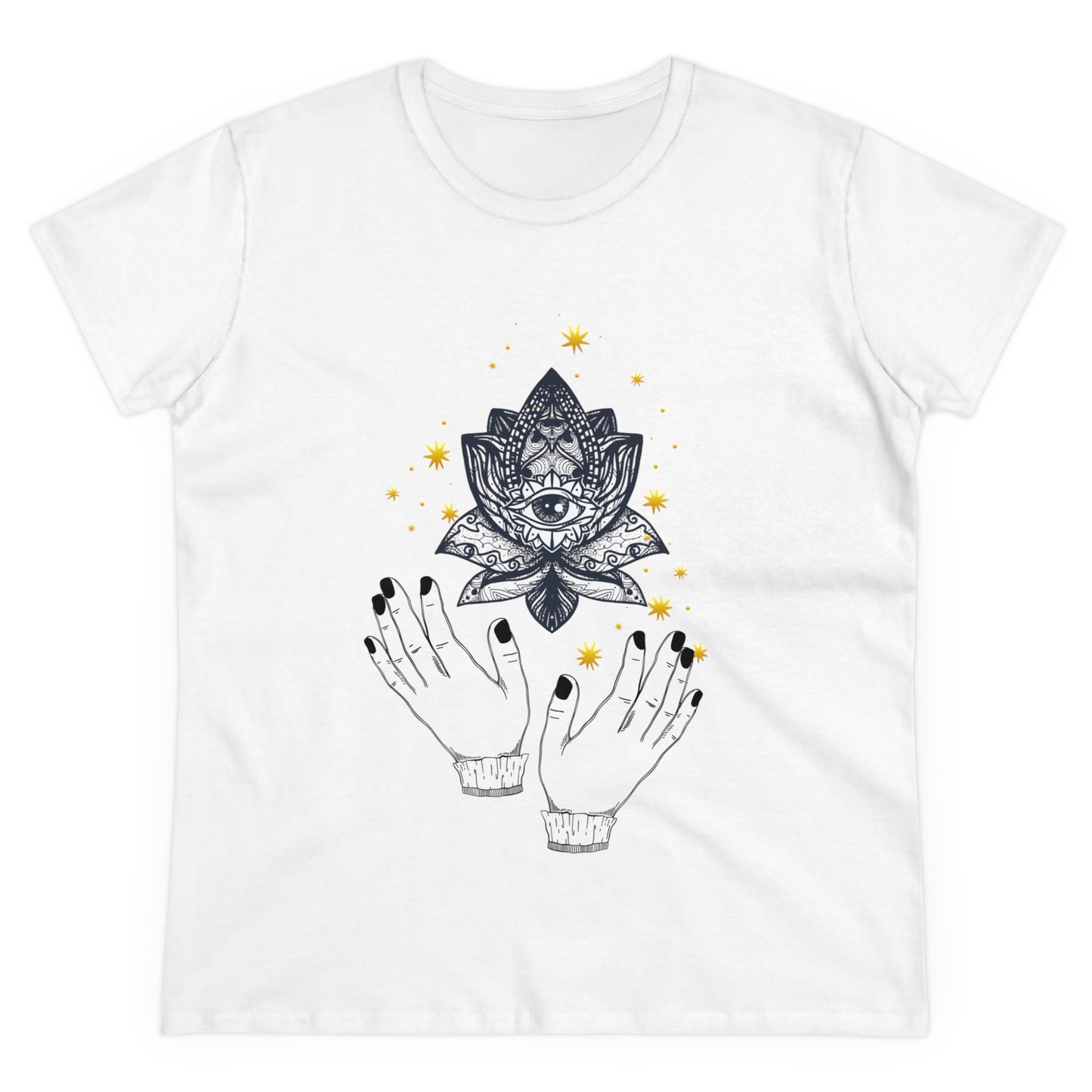 Meditation T-Shirts, Yoga Graphic Tees, Mindfulness Apparel, Zen T-Shirts, Spiritual Shirts, Chakra Tees, Womens T-Shirt