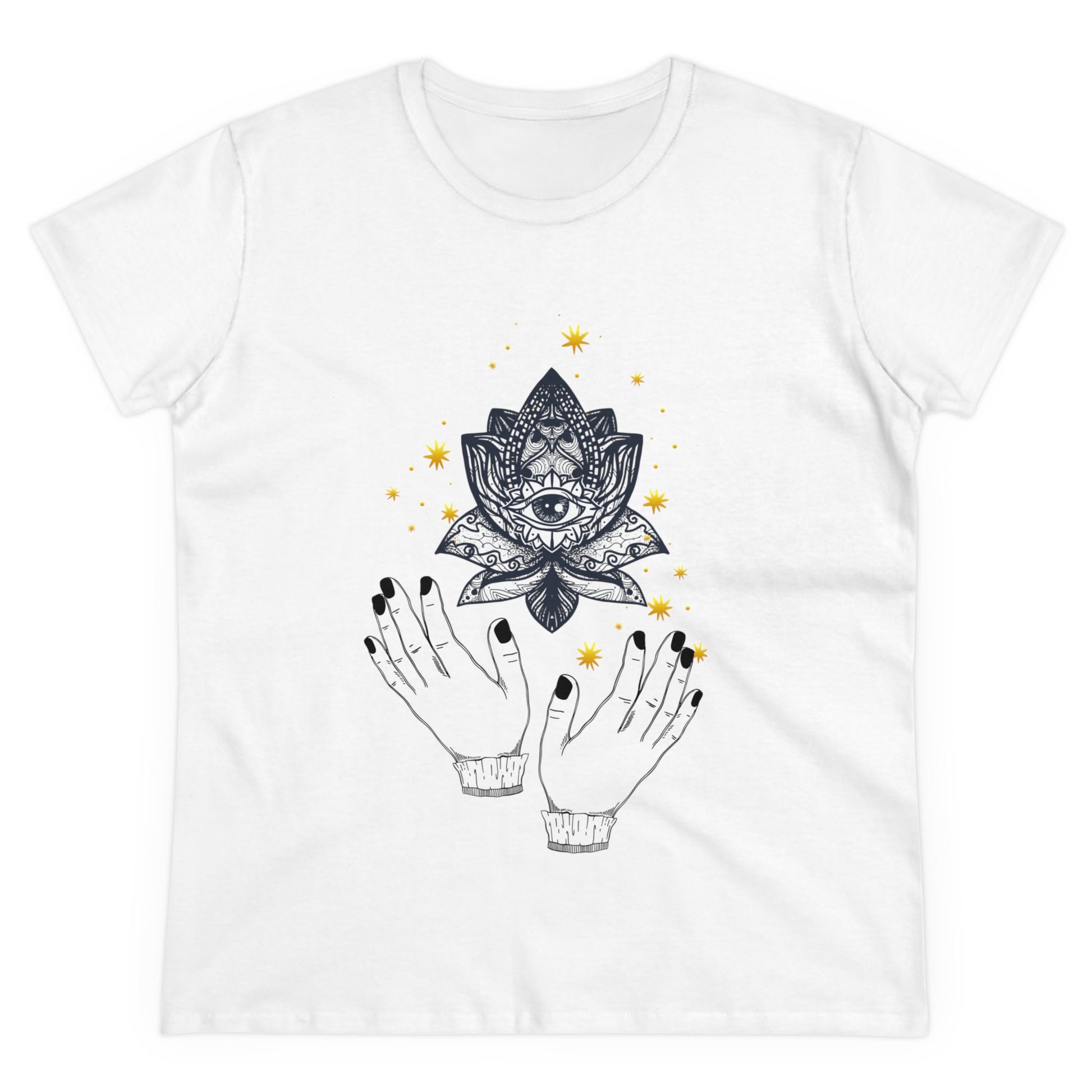 Meditation T-Shirts, Yoga Graphic Tees, Mindfulness Apparel, Zen T-Shirts, Spiritual Shirts, Chakra Tees, Womens T-Shirt