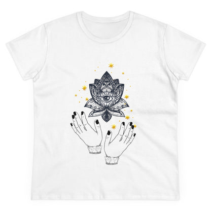 Meditation T-Shirts, Yoga Graphic Tees, Mindfulness Apparel, Zen T-Shirts, Spiritual Shirts, Chakra Tees, Womens T-Shirt