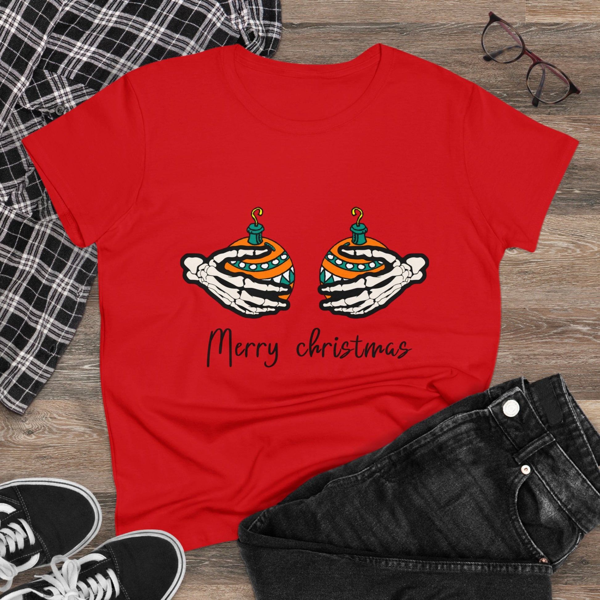 Merry Christmas, Cupping Ornaments, Christmas Graphic Shirts, Festive Holiday T-Shirts, Ugly Christmas Sweater Tees, Funny Christmas Shirt Designs, Cute Xmas Graphic Tees