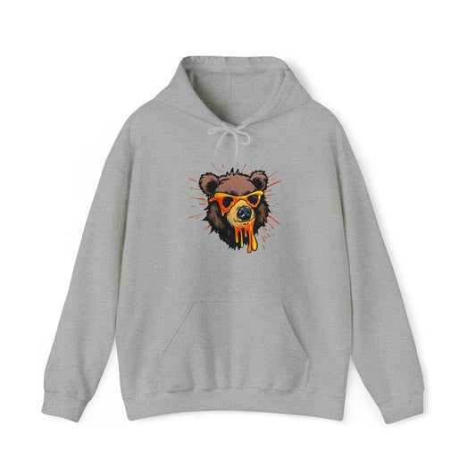 Graffiti Graphic Shirt, Street Art, Urban Art, Unisex Heavy Blend™ Hooded Sweatshirt, Bear Hoodie - SaviTraviDesigns