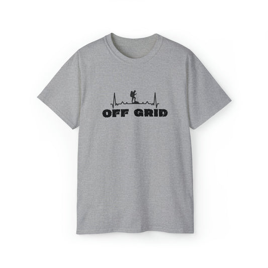 Off Grid T-Shirt, Outdoor Graphic T-shirt, Adventure T-Shirts, Nature Tees, Hiking T-Shirts, Camping Graphic Shirts, Mountain Tee Shirts - SaviTraviDesigns